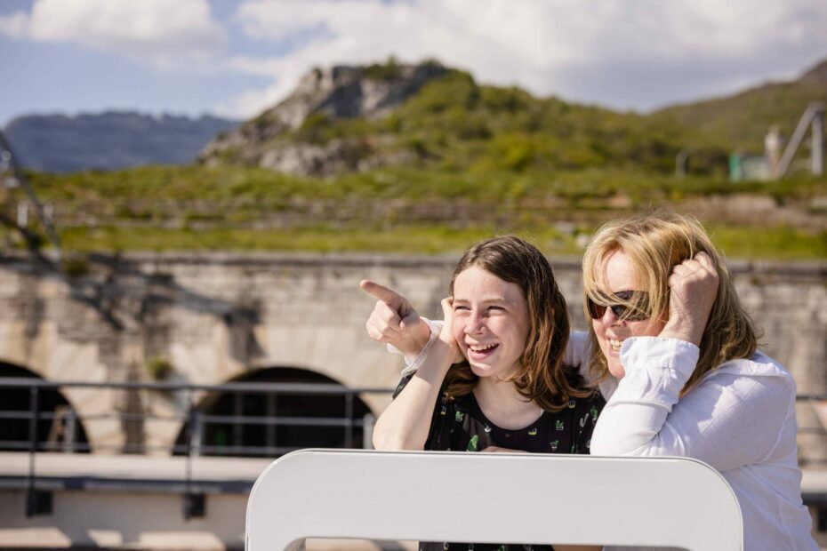 Les bornes sonores par conduction osseuse permettent une lecture du paysage