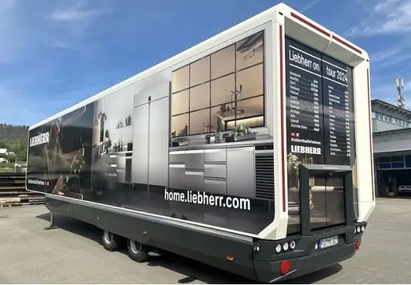 Losonnante sur la tournée Road to Freshness de Liebherr